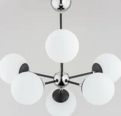 Sklep Kaja Stylowa lampa sufitowa w kolorze czerni i chromu AL 63100 | Kaja Flash Sale