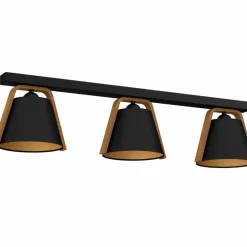 Sklep Kaja Stylowa lampa sufitowa, w kolorze czarno-złotym LX 0642 z serii NORKO New