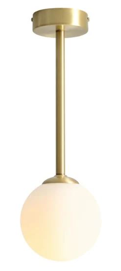 Sklep Kaja Stylowa lampa sufitowa z kloszem, do sypialni 1080PL_G40_S PINNE* Plafony Nowoczesne