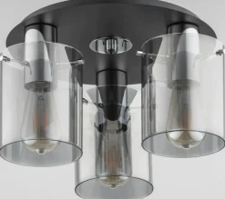 Sklep Kaja Stylowa lampa sufitowa z 3 szklanymi kloszami AL 62195 | Kaja* Plafony Nowoczesne