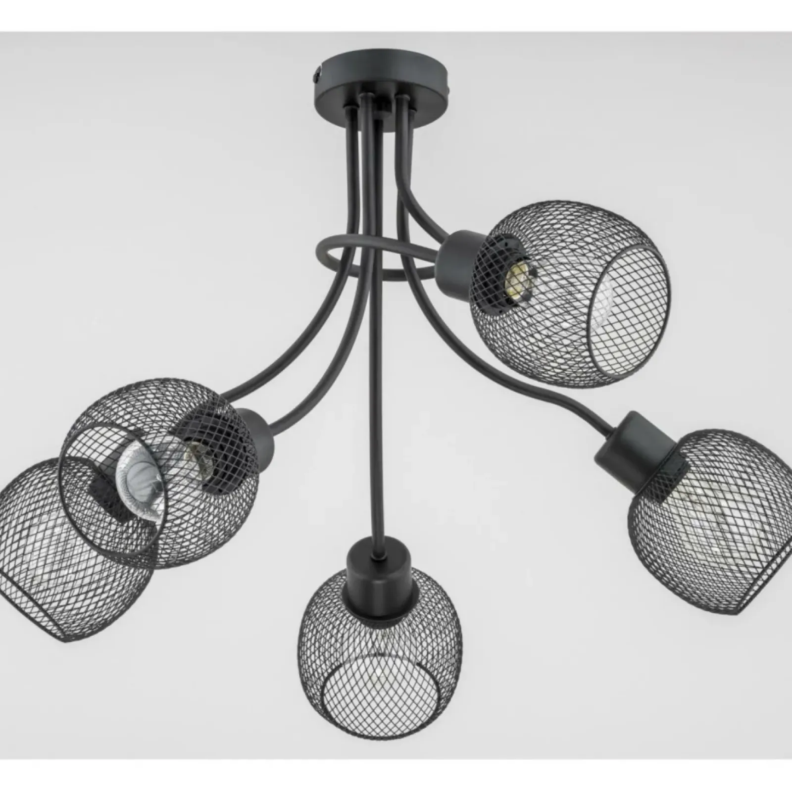 Sklep Kaja Stylowa lampa sufitowa z drucianymi kloszami AL 25835 PLENA | Kaja Shop