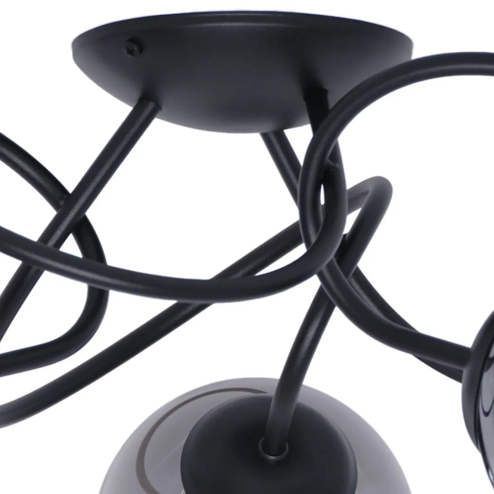 Sklep Kaja Stylowa lampa sufitowa z grafitowymi kloszami K-5116 z serii RUBI Sale