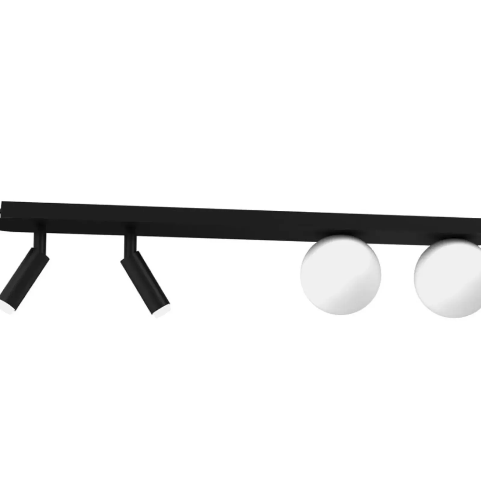 Sklep Kaja Stylowa lampa sufitowa z kloszami i reflektorami MLP8406 z serii SIRIO | Kaja Oś Clearance