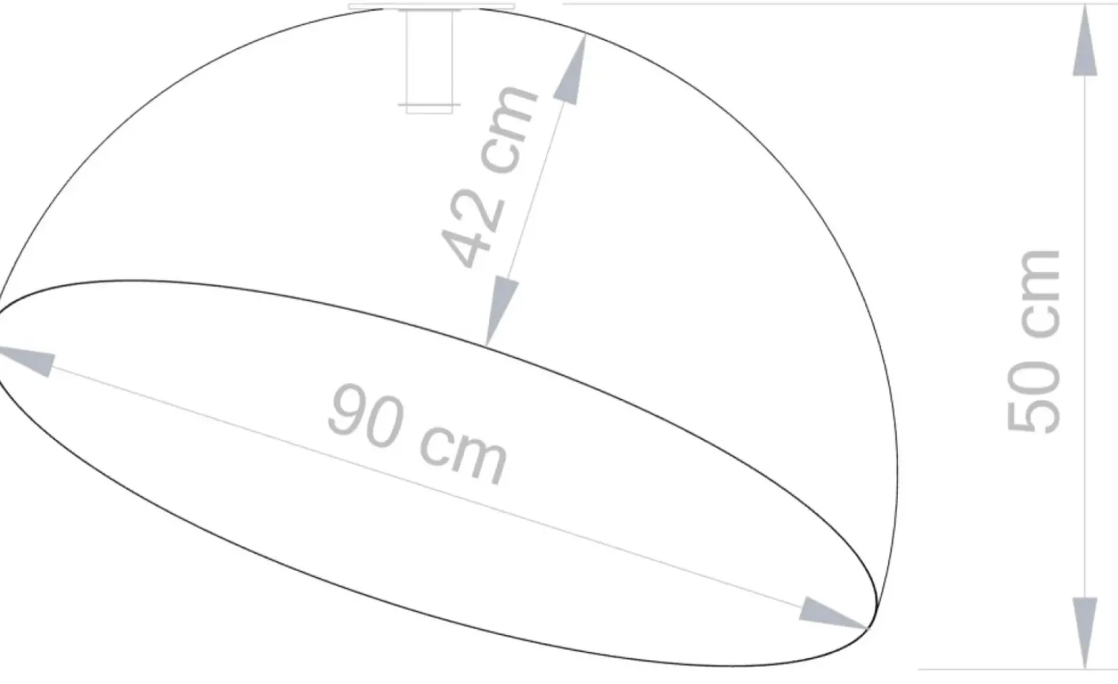 Sklep Kaja Stylowa lampa w kształcie kopuły SIG 32459 z serii SFERA 90 B/MIEDŹ Clearance