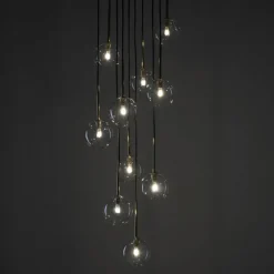 Sklep Kaja Stylowa lampa wisząca, 10 kulistych kloszy TK 5944 NILOS | Kaja Hot