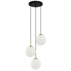 Sklep Kaja Stylowa lampa wisząca classic modern PND-5578-3S-BRO-BK z serii DEORE Shop