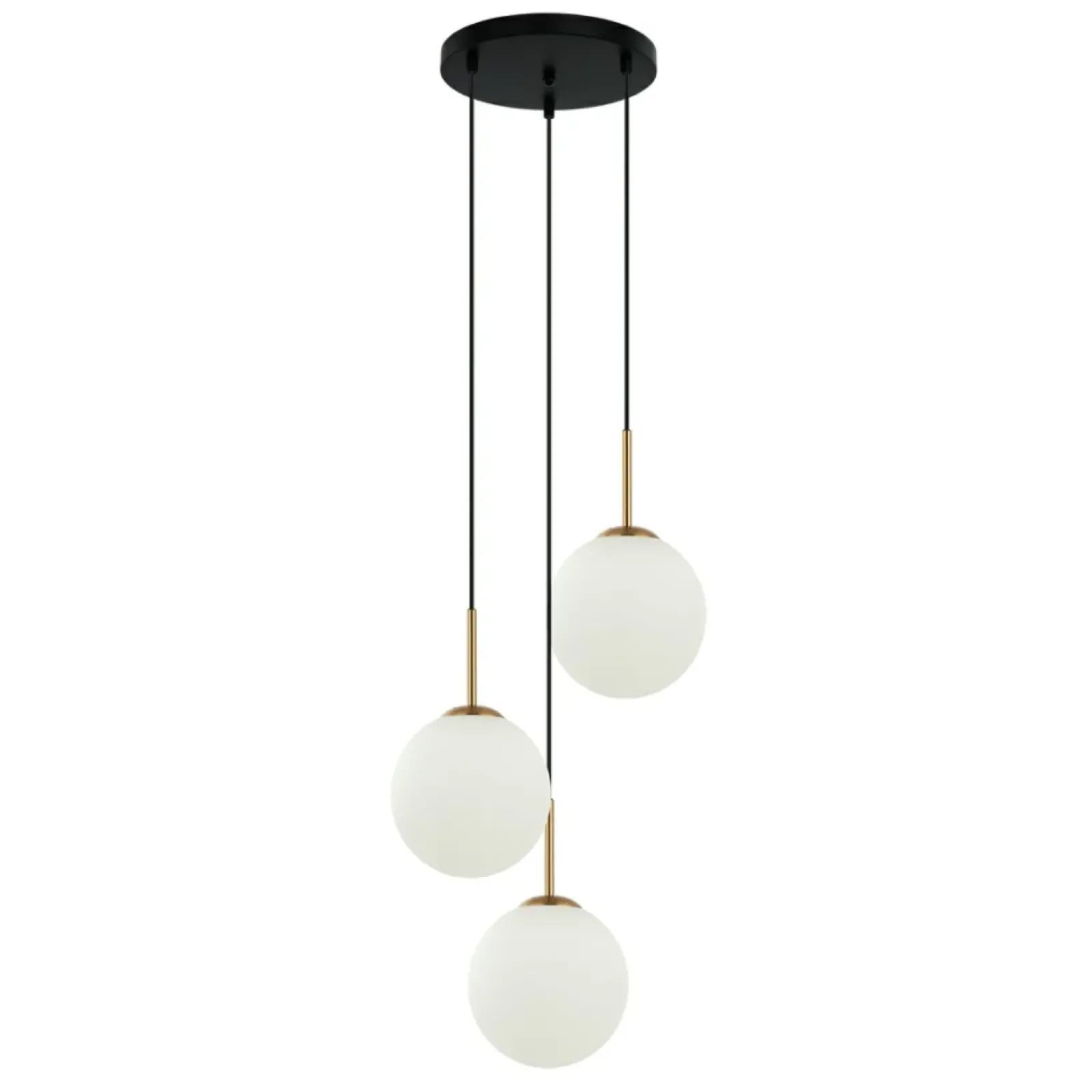 Sklep Kaja Stylowa lampa wisząca classic modern PND-5578-3S-BRO-BK z serii DEORE Shop