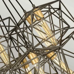 Sklep Kaja Stylowa lampa wisząca dająca dużo światła HK-ASTRID-11P z serii ASTRID* Randole Tradycyjne