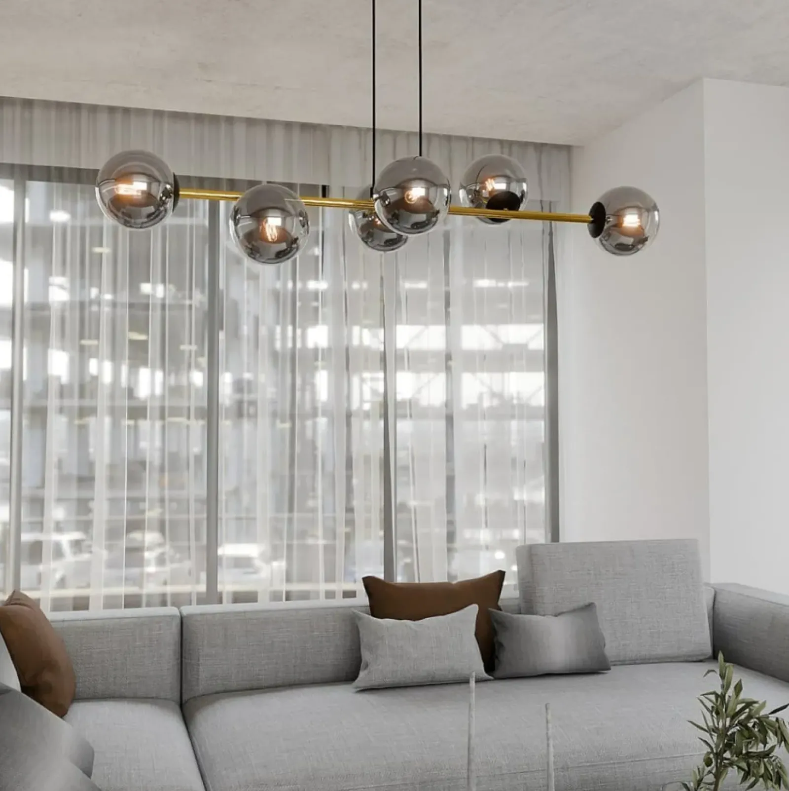 Sklep Kaja Stylowa lampa wisząca do jadalni, nad stół 1237/6 z serii GRAVITY Online