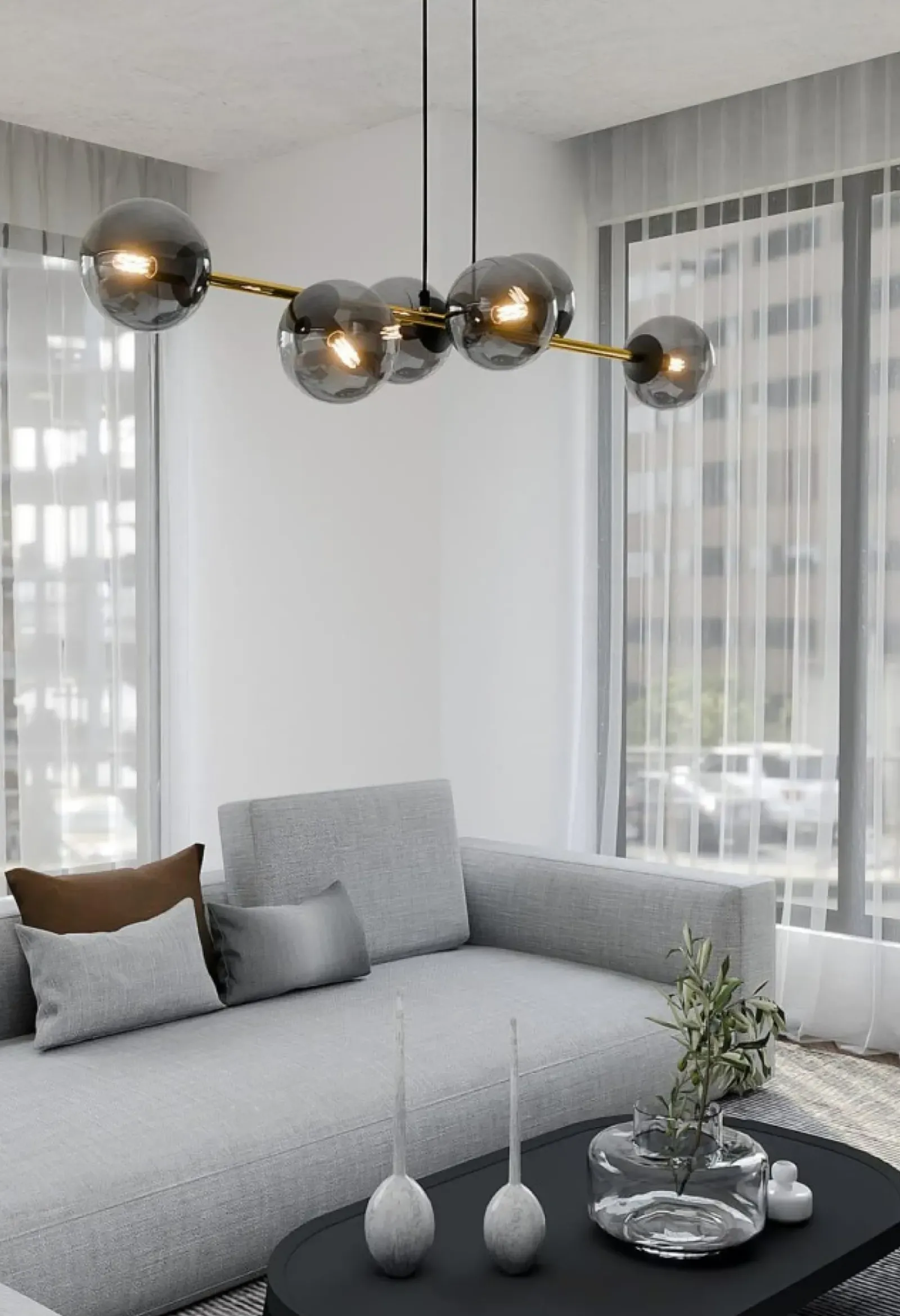 Sklep Kaja Stylowa lampa wisząca do jadalni, nad stół 1237/6 z serii GRAVITY Online