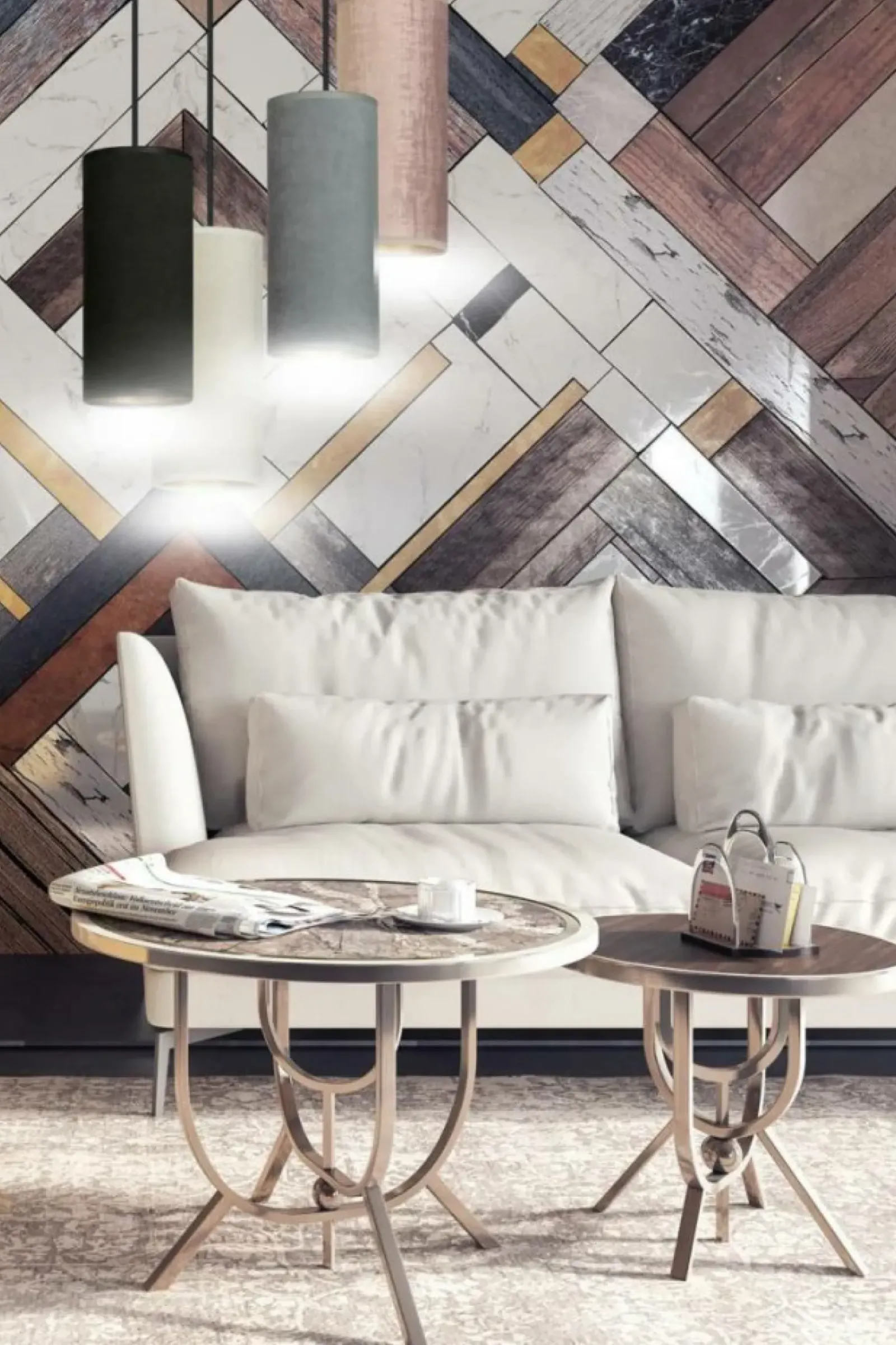 Sklep Kaja Stylowa lampa wisząca do salonu 1068/4PREM BENTE PREMIUM | Kaja Online