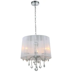 Sklep Kaja Stylowa lampa wisząca do sypialni MDM-2572/3 W CORNELIA | Kaja* Żyrandole Z Abażurem