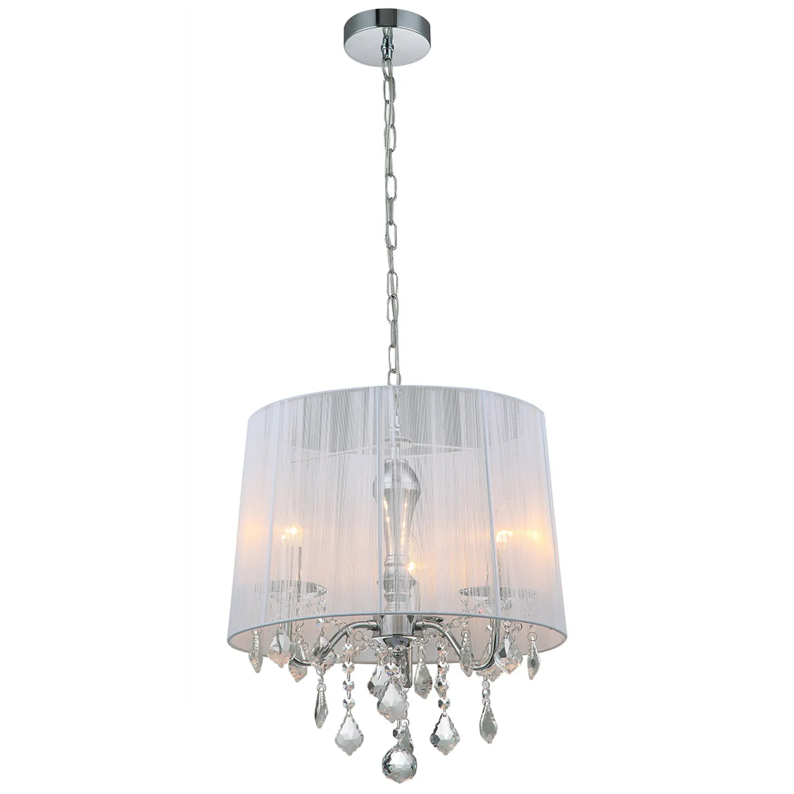 Sklep Kaja Stylowa lampa wisząca do sypialni MDM-2572/3 W CORNELIA | Kaja* Żyrandole Z Abażurem
