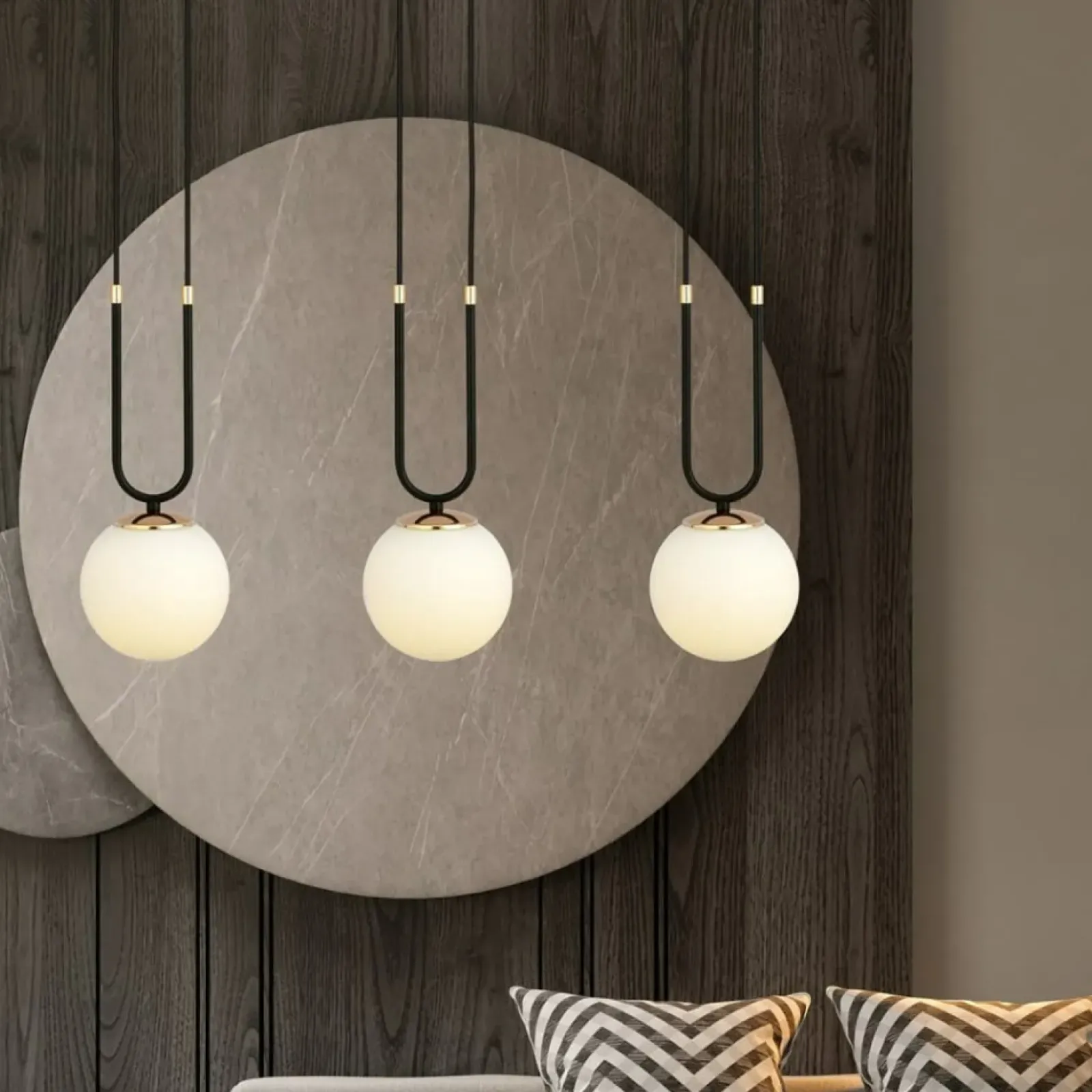 Sklep Kaja Stylowa lampa wisząca nad stół w salonie 1112/3 GLAM | Kaja Cheap
