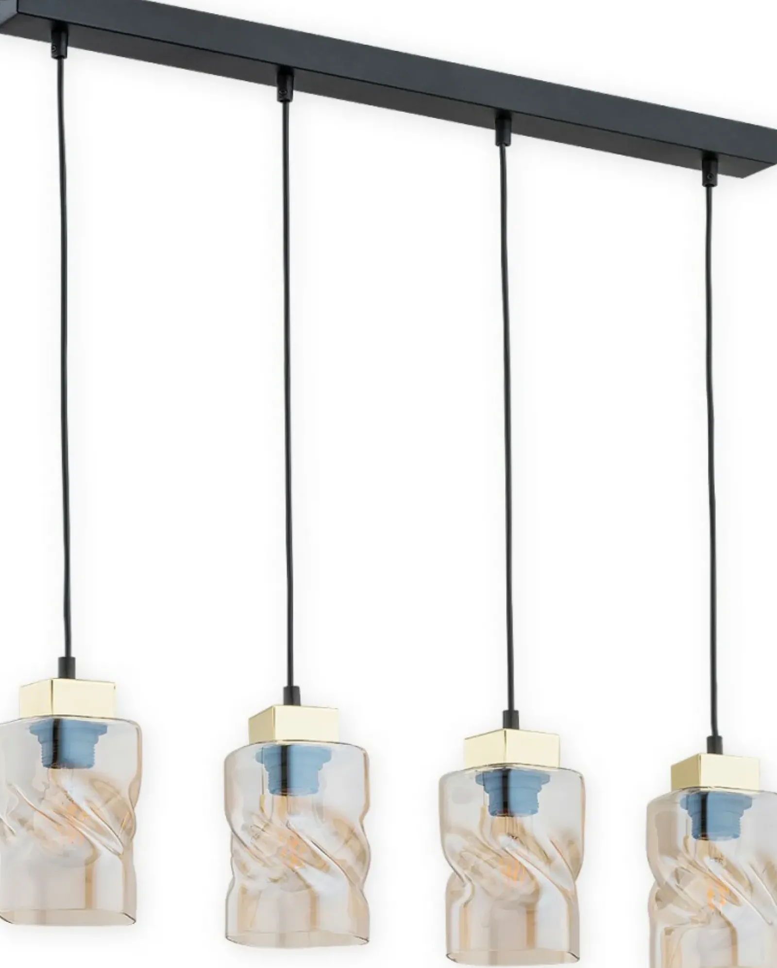 Sklep Kaja Stylowa lampa wisząca nad stół O2964 W4 CZA ZL MERU | Kaja Oświetlenie Discount