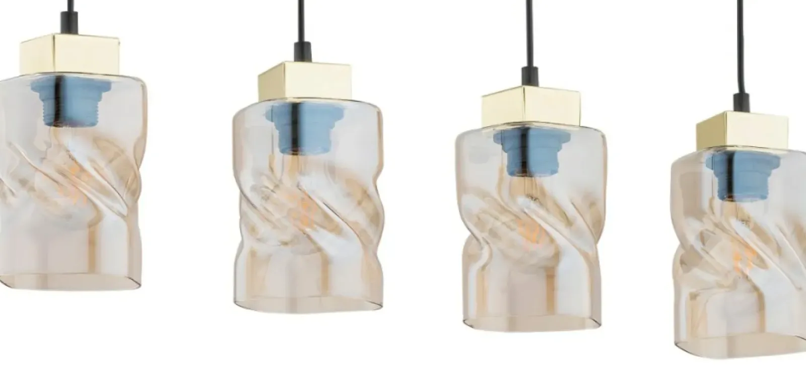 Sklep Kaja Stylowa lampa wisząca nad stół O2964 W4 CZA ZL MERU | Kaja Oświetlenie Discount