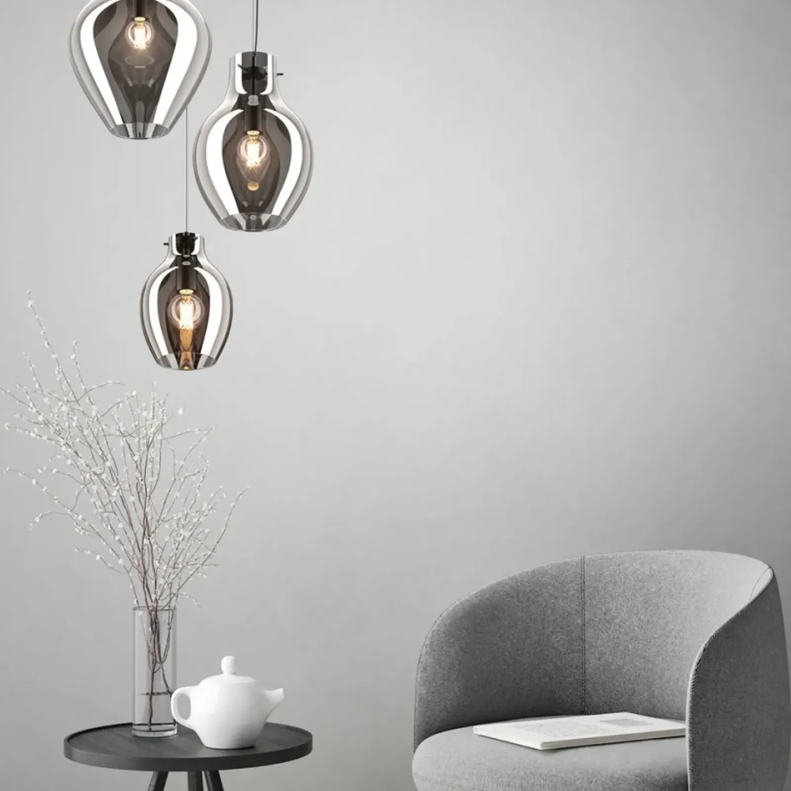 Sklep Kaja Stylowa lampa wisząca nad wyspę P19066A-D18 BRESSO| Kaja Oświetlenie New
