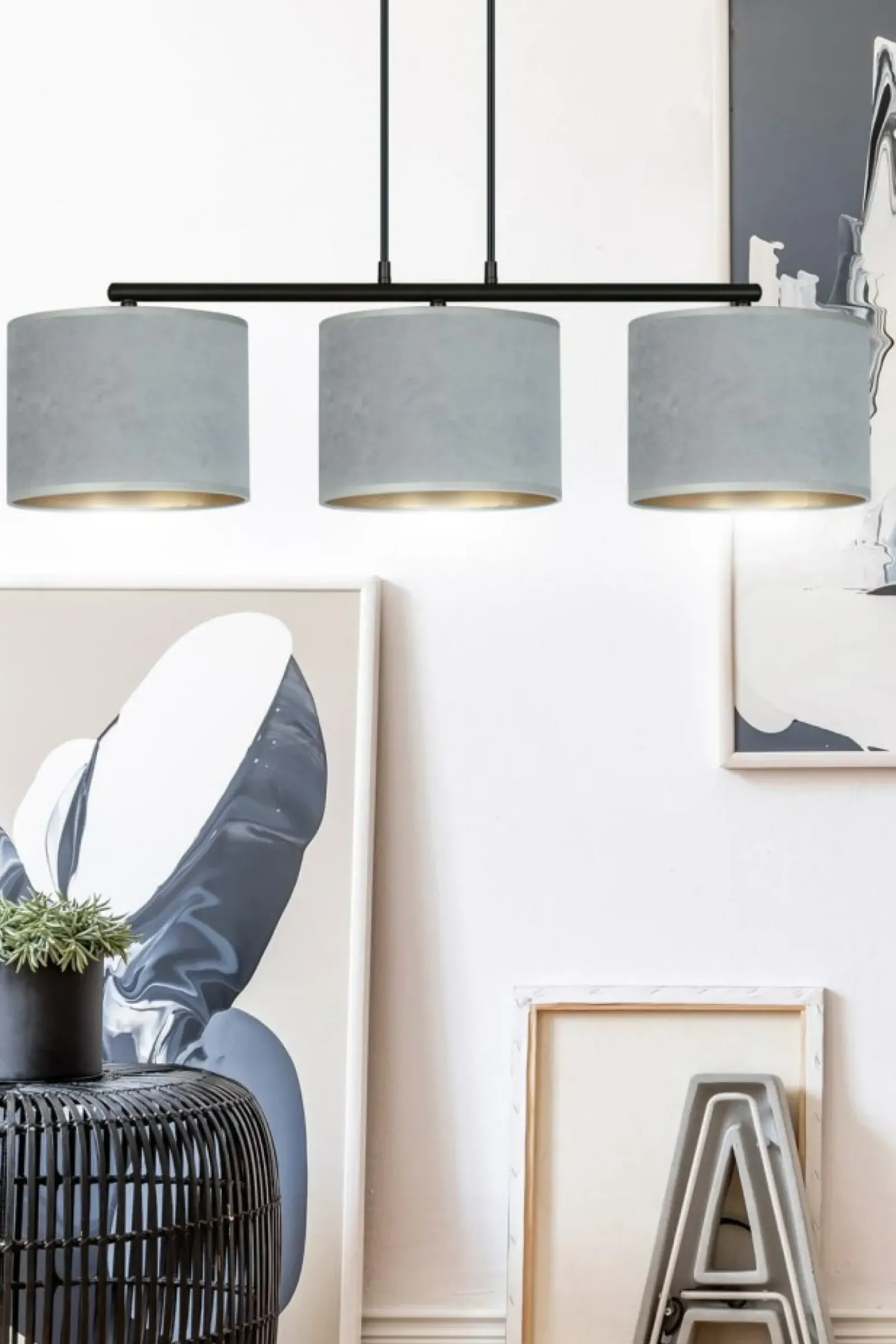 Sklep Kaja Stylowa lampa wisząca nad stół w jadalni 1050/3 HILDE | Kaja Best Sale