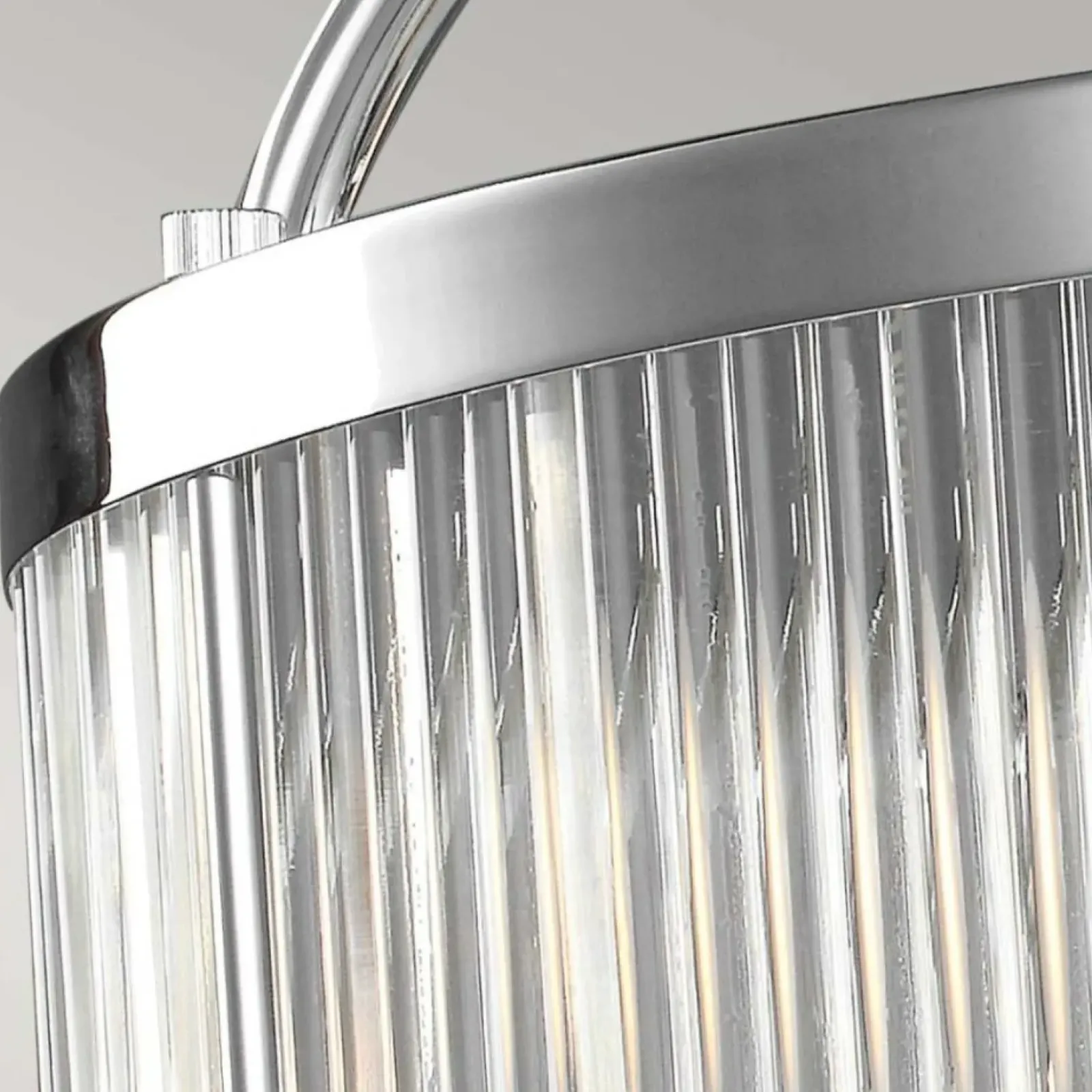 Sklep Kaja Stylowa lampa wisząca, ryflowana FE-PAULSON-6P z serii PAULSON chrom Sale
