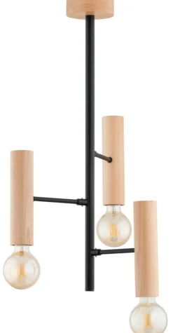 Sklep Kaja Stylowa lampa wisząca, trzy punkty świetlne AL 62458 z serii FLARA | Kaja Oświet Shop