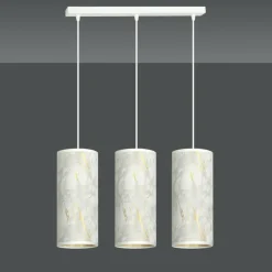 Sklep Kaja Stylowa lampa wisząca, wzór marmuru 1057/3 KARLI | Kaja Oświetlenie biały Cheap
