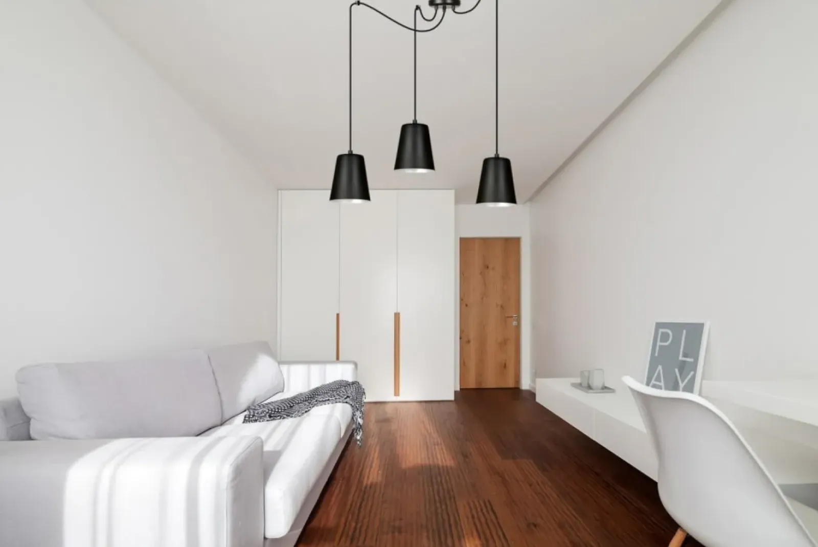 Sklep Kaja Stylowa lampa wisząca z 3 mi kloszami 454/3 | Kaja Oświetlenie czarny Store