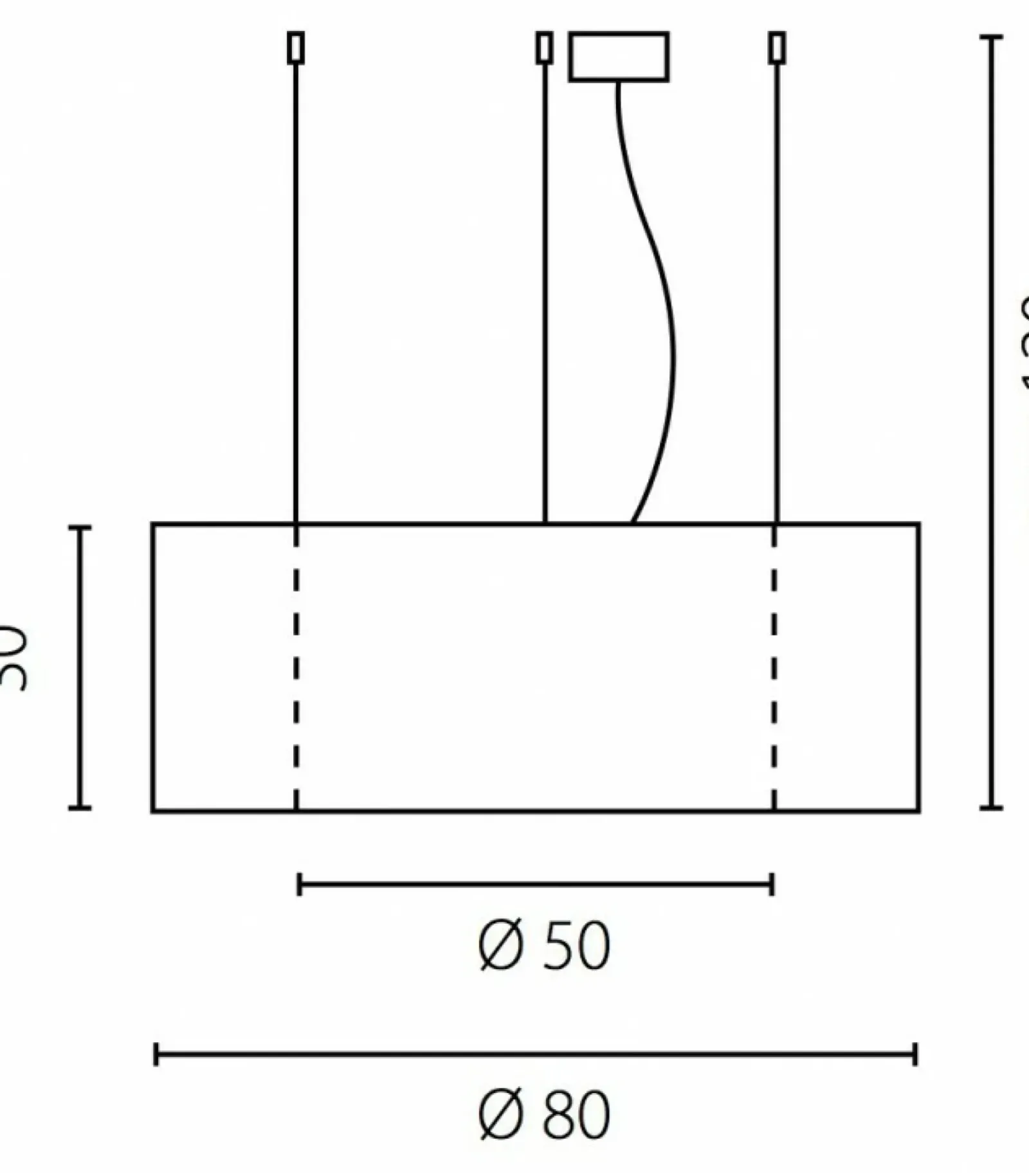 Sklep Kaja Stylowa lampa wisząca z abażurem ⌀80cm 67785 TUBUS | Kaja Oświetlenie Shop