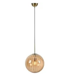 Sklep Kaja Stylowa lampa wisząca z bursztynową kulą 108763 z serii FENGA Best Sale