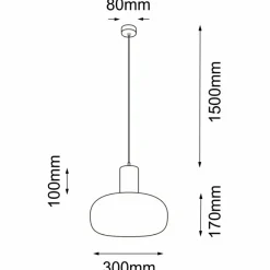 Sklep Kaja Stylowa lampa wisząca z dekoracyjnym kloszem ANT 5209 TANPO | Kaja Clearance