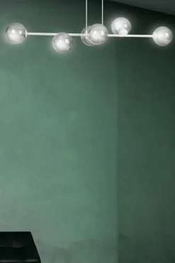 Sklep Kaja Stylowa lampa wisząca z kloszami do salonu 878/6 | Kaja Oświetlenie Flash Sale