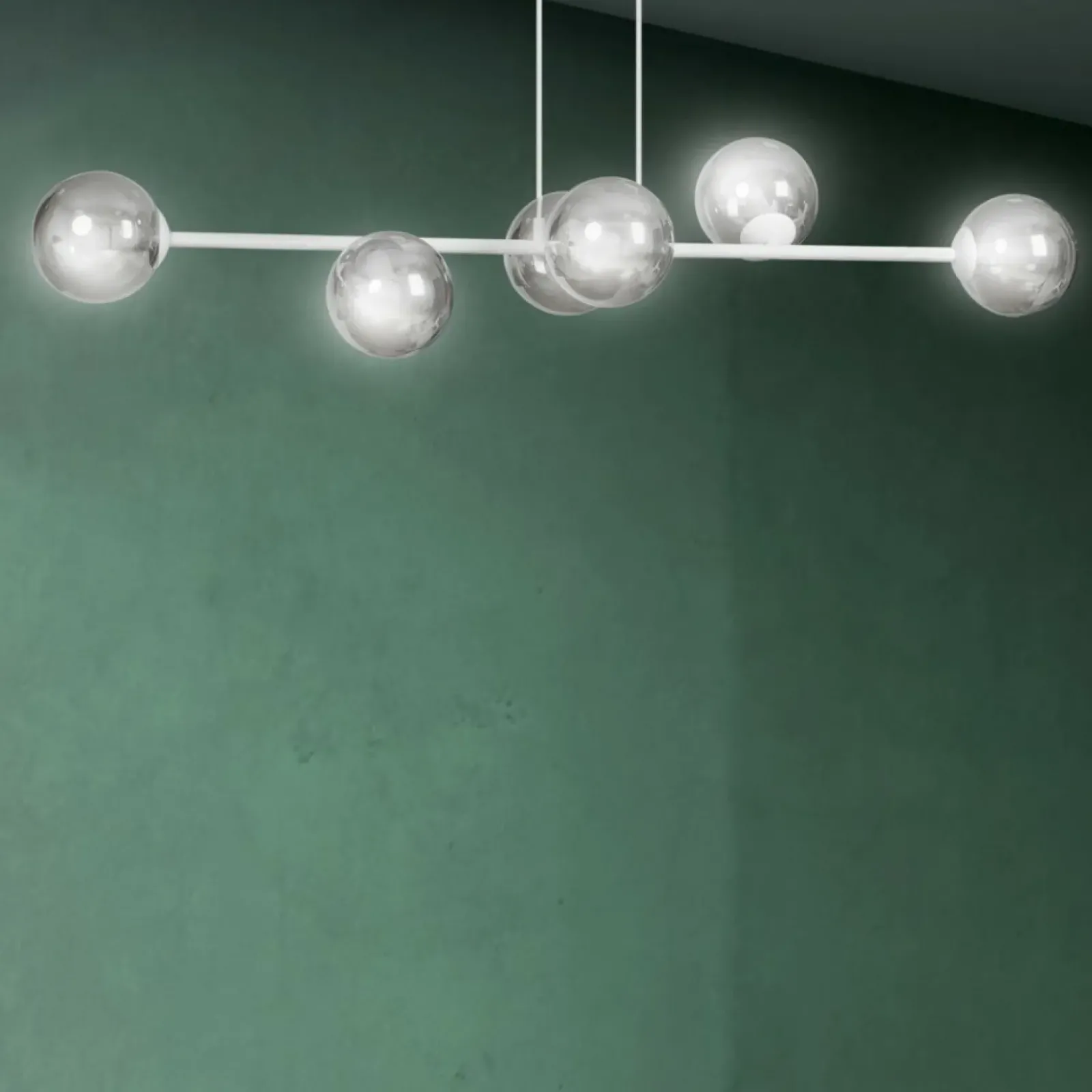 Sklep Kaja Stylowa lampa wisząca z kloszami do salonu 878/6 | Kaja Oświetlenie Flash Sale