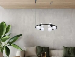 Sklep Kaja Stylowa lampa wisząca z kloszami w dwóch rozmiarach 5007 z serii ORBIT Fashion