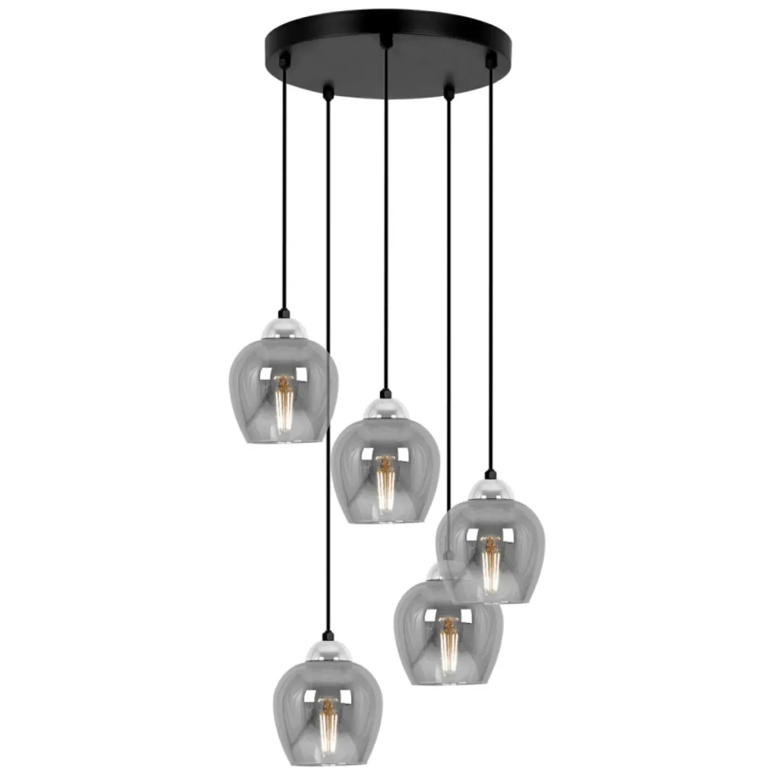 Sklep Kaja Stylowa lampa wisząca z pięcioma punktami światła K-5612 z serii NIRA Sale