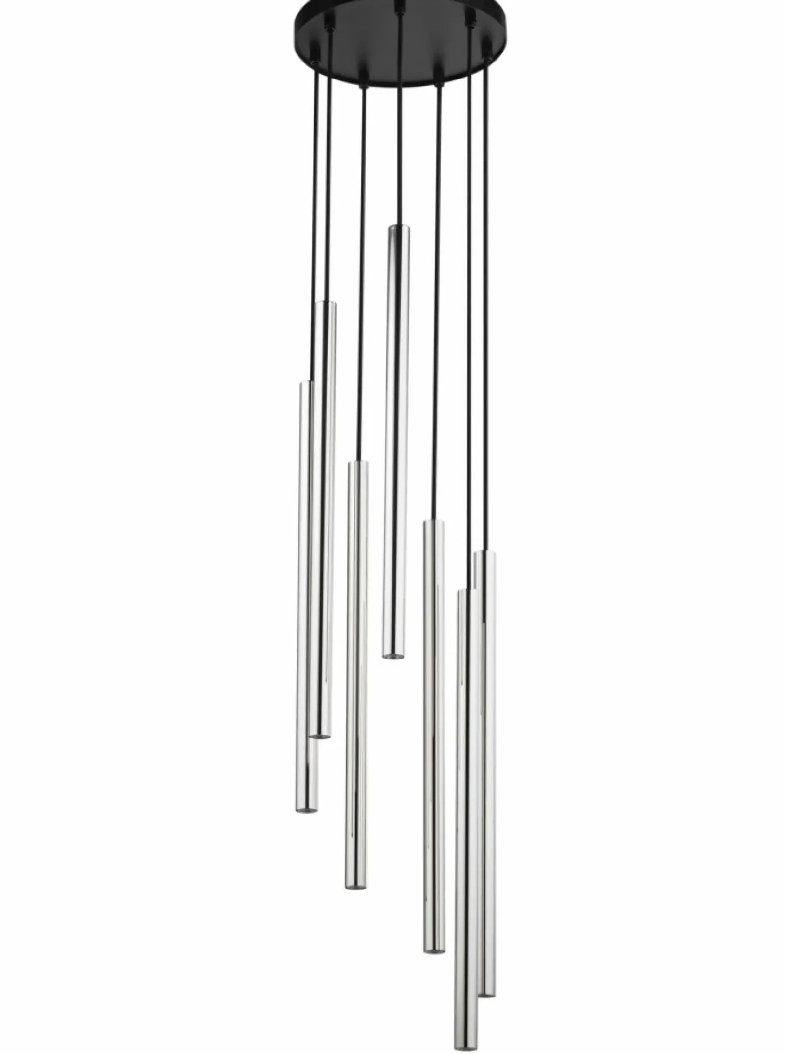 Sklep Kaja Stylowa lampa wisząca ze srebrnymi tubami SIG 40734 SOPEL LUX | Kaja Best Sale