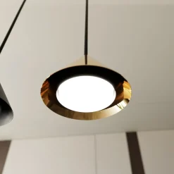 Sklep Kaja Stylowa lampa wisząca ze złotymi stożkami 1329/6 ELIT | Kaja Best Sale