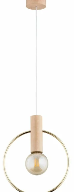 Sklep Kaja Stylowa lampa wisząca ze złotą obręczą AL 61140 LABO | Kaja Store