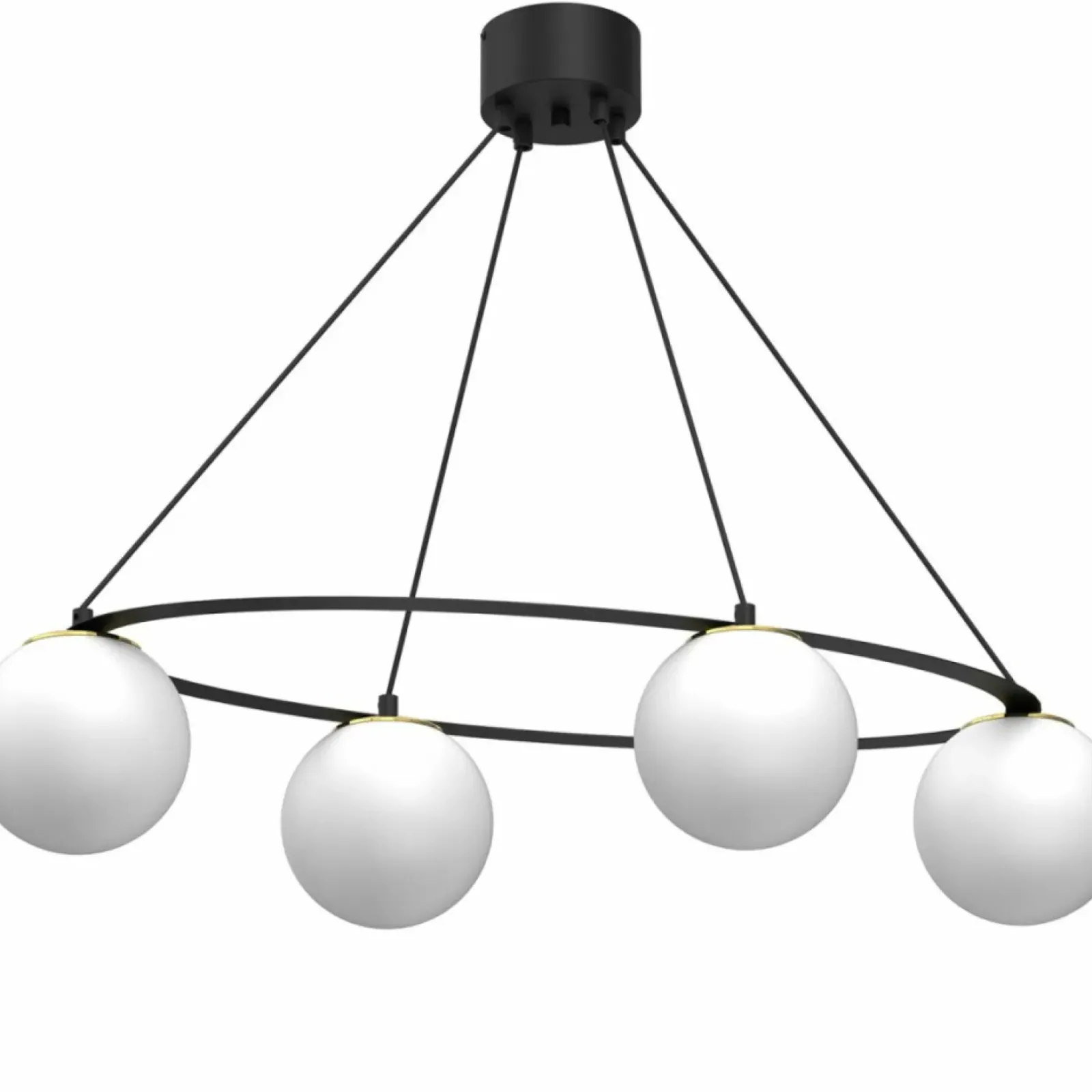 Sklep Kaja Stylowa lampa wisząca ze złotymi dodatkami LX 5672 BALLO | Kaja Discount
