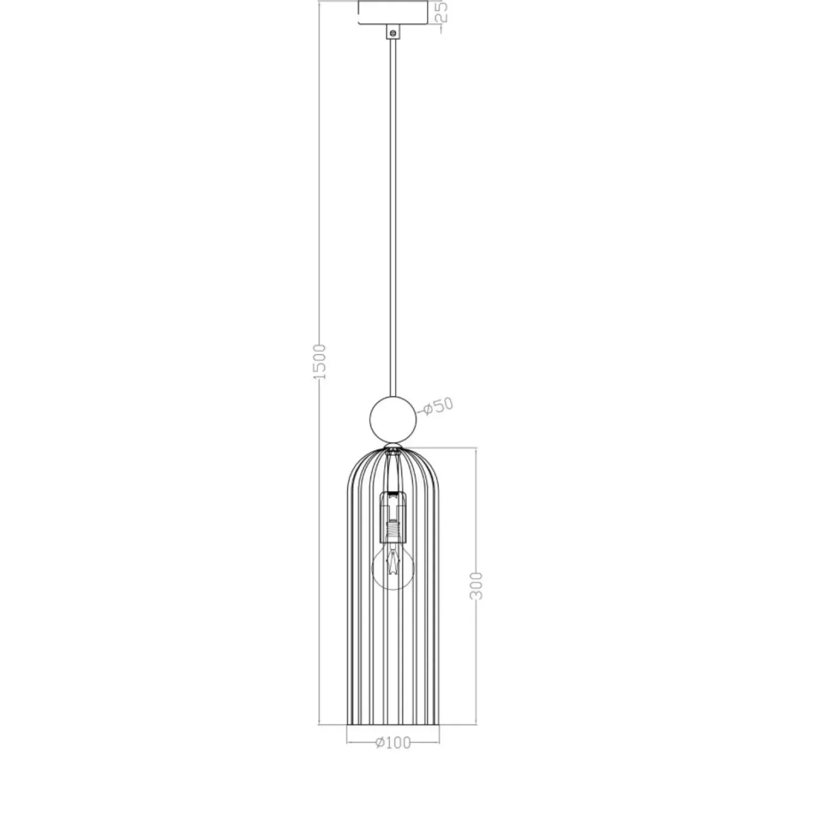 Sklep Kaja Stylowa lampa z dymionym kloszem LP-939/1P SMOKED z serii PIEGA | Kaja Store