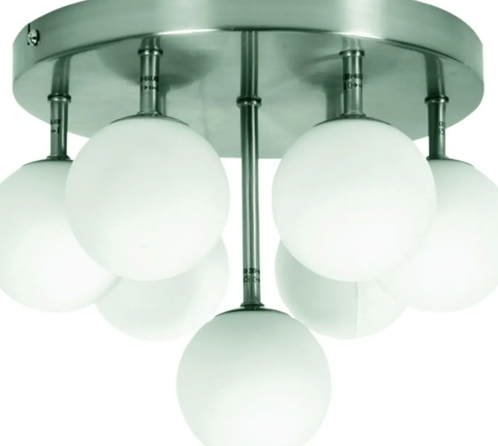 Sklep Kaja Stylowa lampa z mlecznymi kloszami 97-89314 ETIUDA | Kaja Oświetlenie* Plafony Nowoczesne