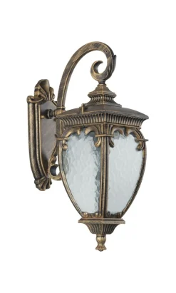 Sklep Kaja Stylowa lampa zewnętrzna, kinkiet w stylu retro O414WL-01GB FLEUR* Kinkiety Ogrodowe