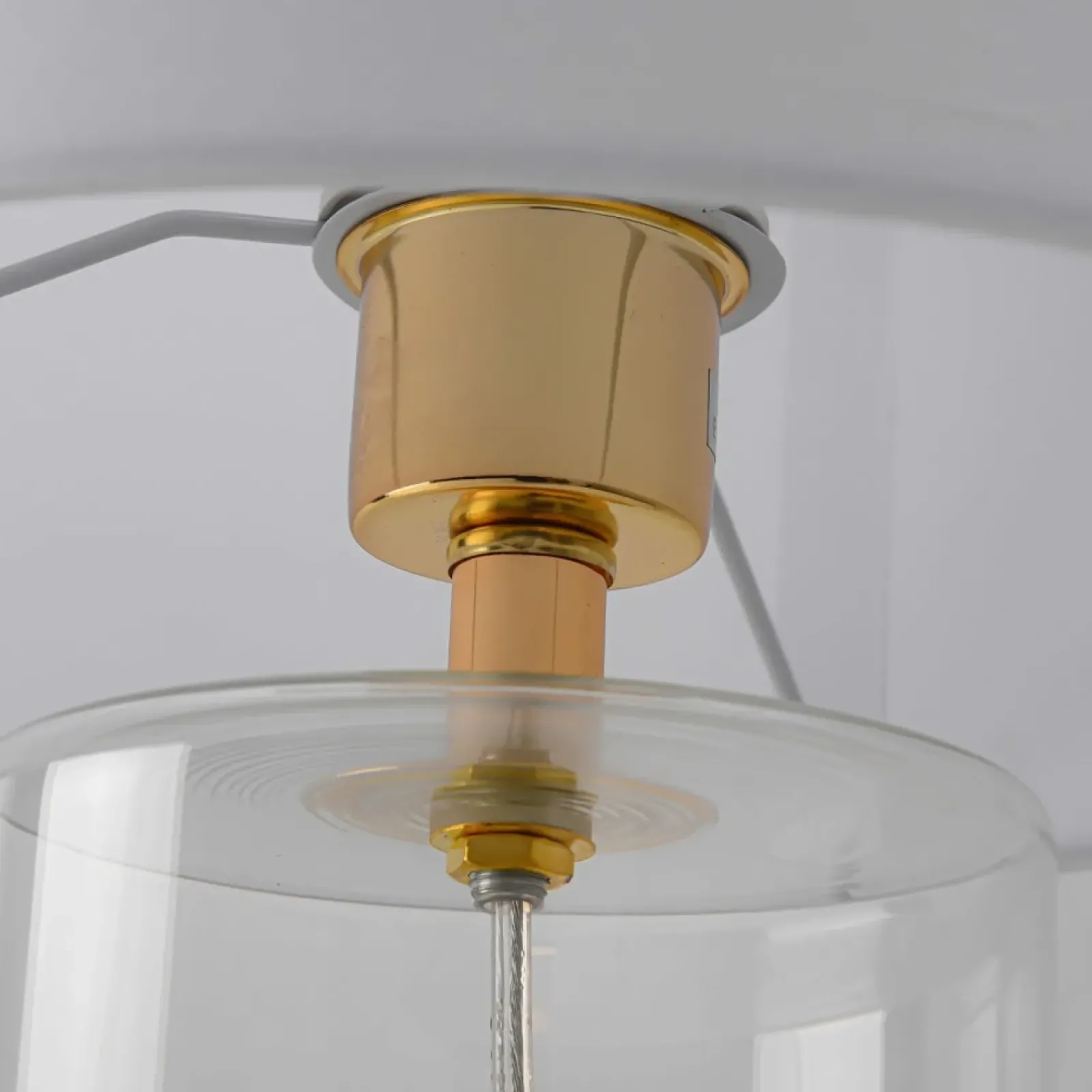 Sklep Kaja Stylowa lampka do eleganckiego salonu LP-818/1T WH z serii SUNFLOWER* Lampki Stołowe Z Abażurem|Nowoczesne Lampki Stołowe