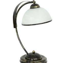 Sklep Kaja Stylowa lampka stołowa, kolor patyny LX 4041 KORFU | Kaja Oświetlenie* Tradycyjne Lampki Stołowe