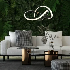 Sklep Kaja Stylowa, ledowa lampa sufitowa, wstążka MX9717-1-3BCD INDIGO | Kaja* Lampy Led|Plafony Nowoczesne