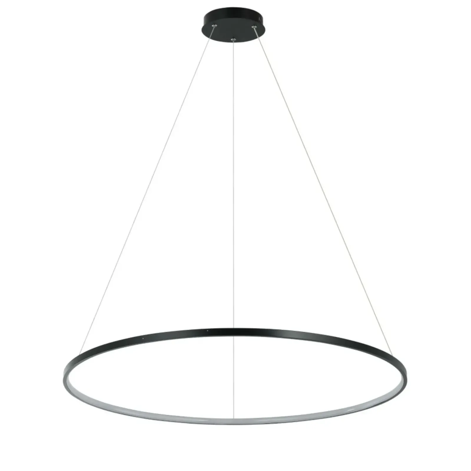 Sklep Kaja Stylowa obręcz wisząca, LED ring LP-909/1P L BK RING | Kaja Clearance
