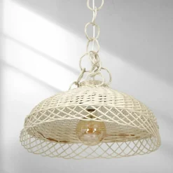 Sklep Kaja Stylowa, pleciona lampa wisząca w stylu boho MLP7997 VIMINI | Kaja Best Sale