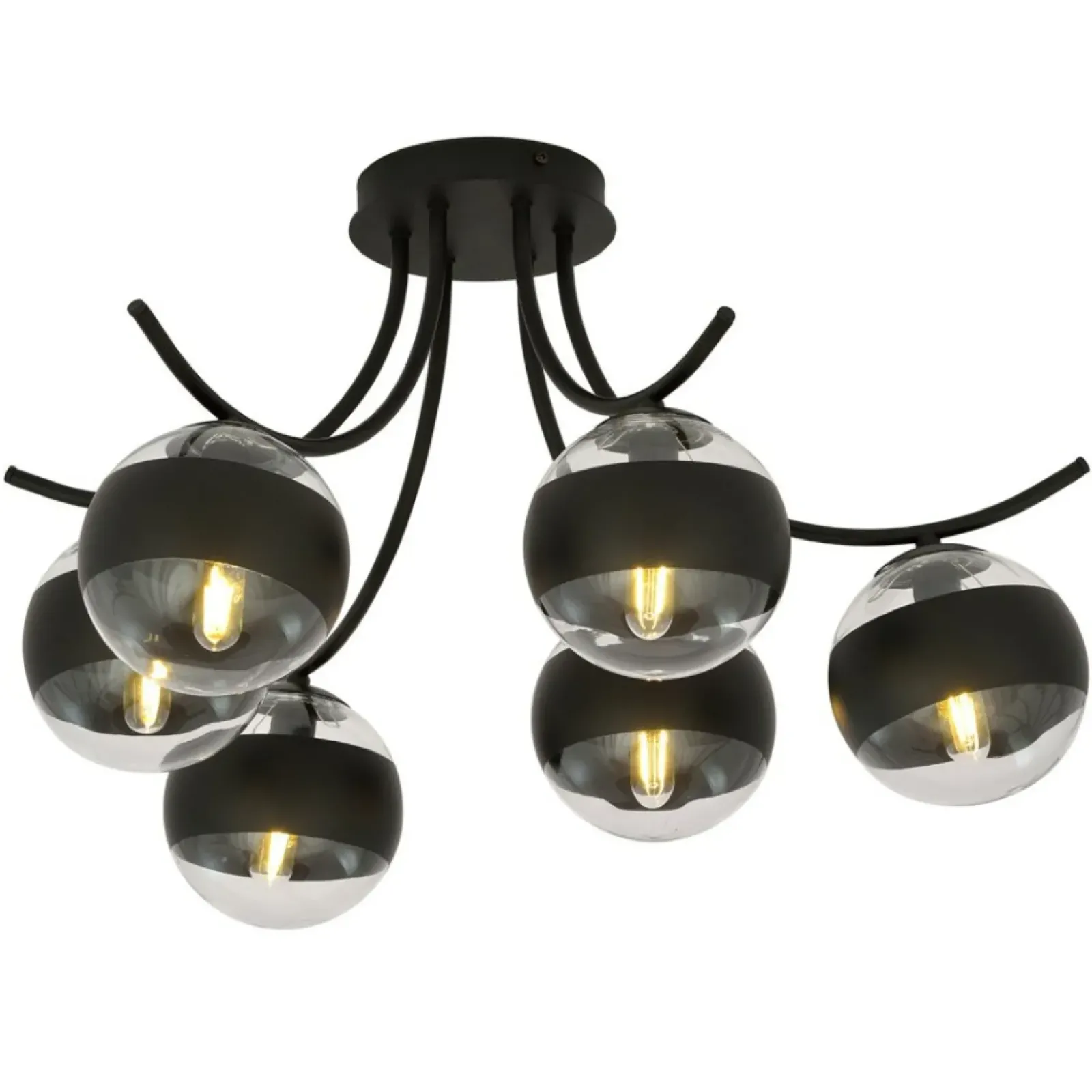 Sklep Kaja Stylowa, rozłożysta lampa sufitowa do salonu 1111/6 BOSTON | Kaja Shop