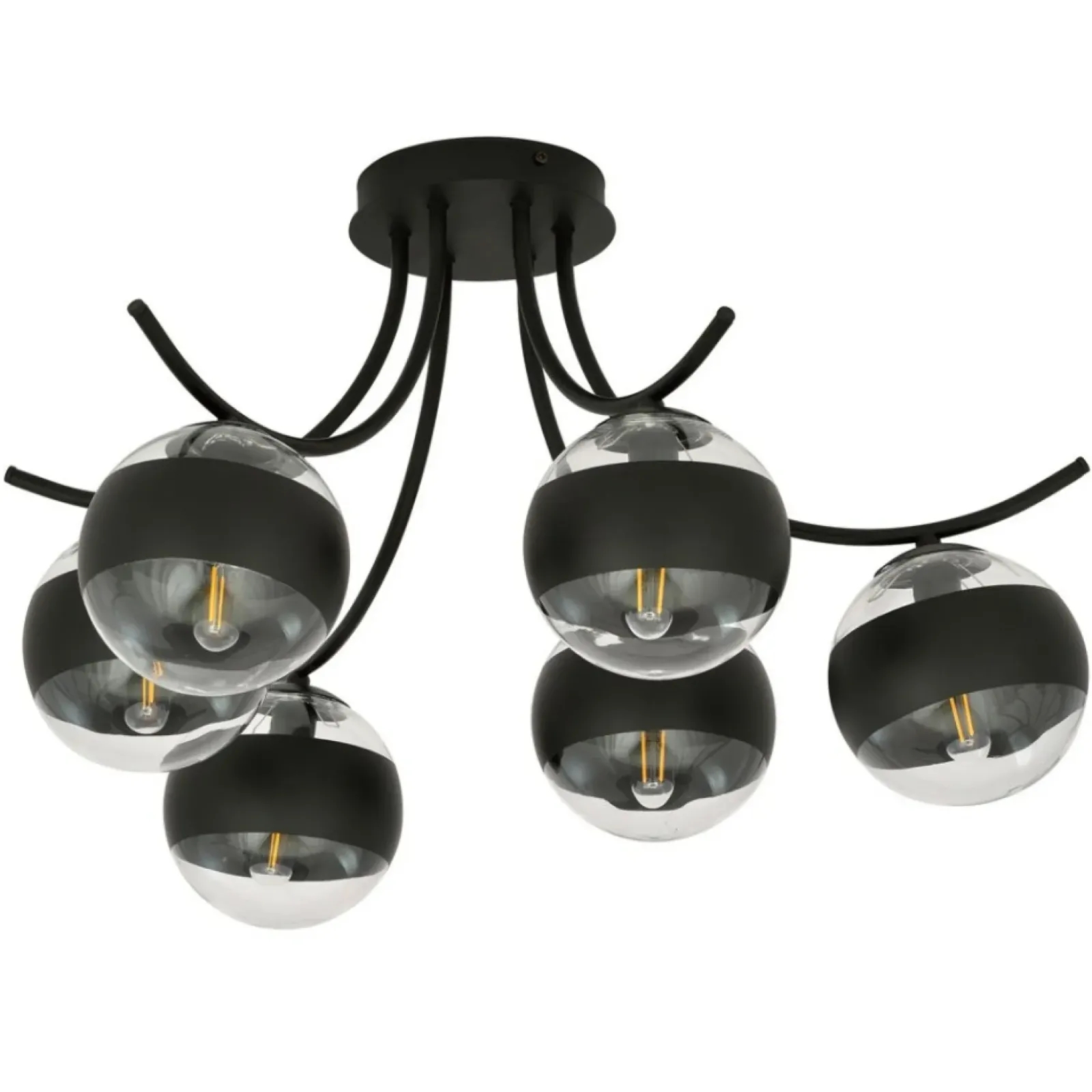 Sklep Kaja Stylowa, rozłożysta lampa sufitowa do salonu 1111/6 BOSTON | Kaja Shop