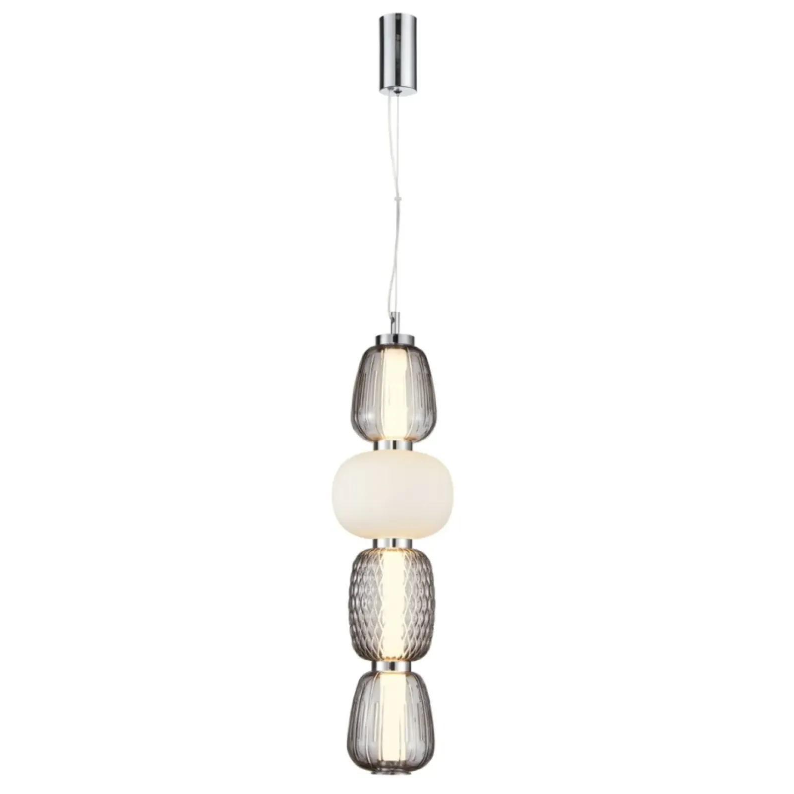 Sklep Kaja Stylowa, smukła lampa wisząca LED PND-98374-32W-CH ERIS | Kaja Flash Sale