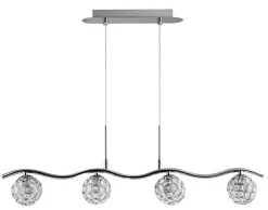 Sklep Kaja Stylowa, szeroka lampa wisząca 34-85750 STARLET | Kaja Oświetlenie chrom Cheap