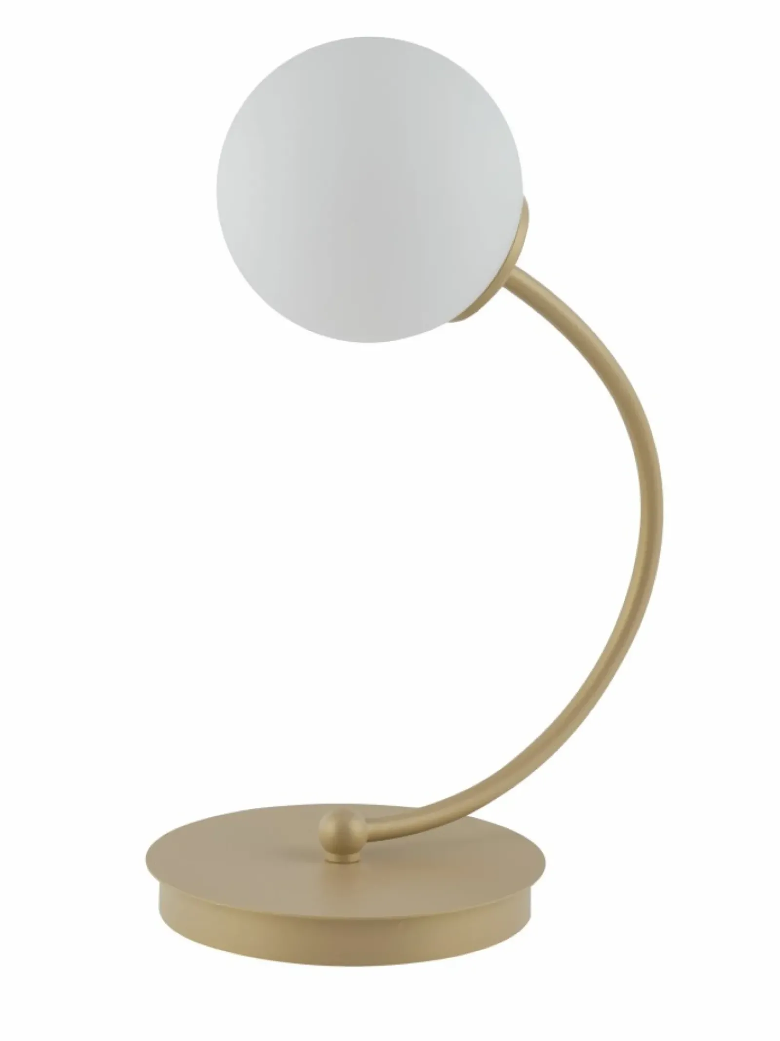 Sklep Kaja Stylowa, złota lampka stołowa z kloszem SIG 50303 z serii VELVET* Nowoczesne Lampki Stołowe